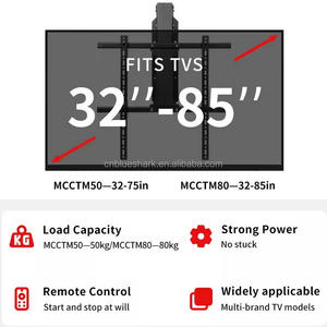 <span class=keywords><strong>Support</strong></span> mobile rotatif de <span class=keywords><strong>plafond</strong></span> <span class=keywords><strong>TV</strong></span> moderne de 32 à 85 pouces Télécommande infrarouge <span class=keywords><strong>Support</strong></span> réglable électrique - Product Image 3