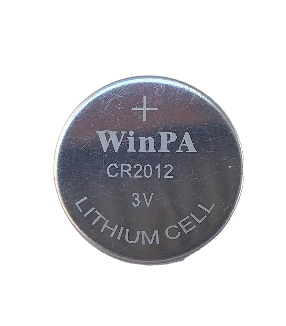 ultrathin 3V lithium coin cell CR2012