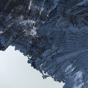 Pittura a inchiostro in stile cinese colore scuro dipinto a mano Texture art Interior design wall decor incorniciato arti e dipinti della parete - Product Image 6