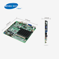 Carte mère industrielle durable personnalisable Mini-PCIE SIM M.2 SATA3.0 DDR3L J3455 haute performance