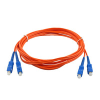 Câbles de cordon de raccordement à fibre optique monomode OS2 personnalisables 0.9/1.2/1.6/2.0/3.0mm SC/LC/FC/ST Simplex pour centre de données/FTTX 5G