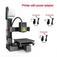 Imprimante 3D portable SCIEDU AA3DETK10 FDM, volume d'impression 100x100x100mm, buse 0,4mm, PLA TPU, alimentation 12V≥2A type C, poids léger 0,9KG