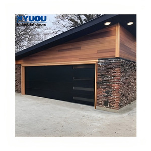 Galvanizli çelik yalıtımlı garaj kapısı toptan ucuz fiyatlar için kesit paslanmaz çelik garaj kapısı Villa - Product Image 3