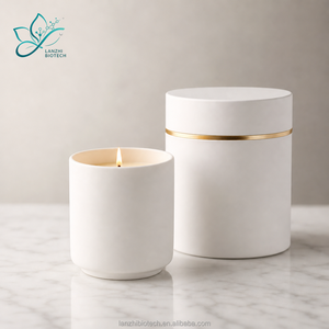 Bougie votive parfumée artisanale en cire de soja naturelle, parfum citrouille épicée, à trois mèches, directement du fabricant - Product Image 6