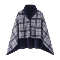 Corée chaud décontracté genou couverture multifonctionnel Cape Plaid impression manteau châle pour hiver châle canapé jeter couverture