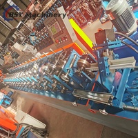 Machine automatique BSY pour la formage de rouleaux de clôtures métalliques, avec système de contrôle PLC importé, moteur, engrenage, dérouleur hydraulique et roulement