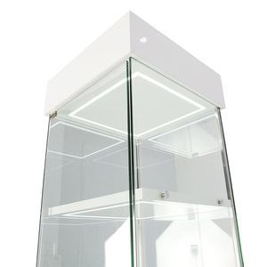 Vitrine de présentation de <span class=keywords><strong>bijoux</strong></span> au sol avec éclairage LED, mobilier de magasin de <span class=keywords><strong>bijoux</strong></span>, présentoir de vente au détail, support de tour - Product Image 4