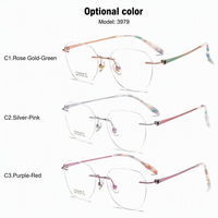 Lunettes de vue de marque de créateur en titane pur de qualité supérieure, monture optique IP pour femme AZg510br