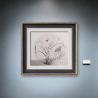 Collections culturelles, papier Xuan chinois fait main, peintures de narcisse, pivoine, lotus, orchidée, décorations murales en encre, cadeau artisanal