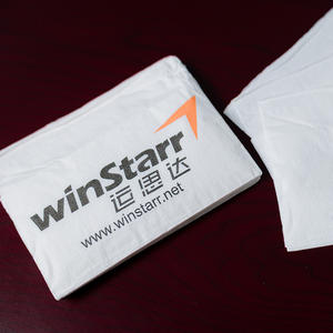 Serviette en papier pour restaurant, 1 pli, couleur blanche, en pâte vierge du Vietnam, pliée en 1/6, type Mor Napkin - Product Image 5