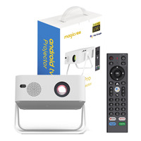 Projecteur intelligent MG60 Pro Android 14, résolution native 1080P, 350 ANSI Lumens, Wi-Fi 6 double bande, BT5.2, 2 Go + 16 Go, projecteur de cinéma maison portable