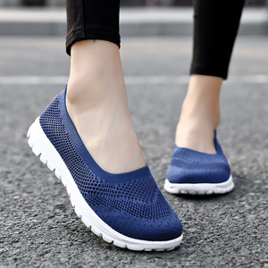 Spring new mesh women's <b>shoes</b>, flat and <b>soft</b>, comfortable sports <b>shoes</b>, shallow mouth hollow breathable casual women's <b>shoes</b> - Product Image 3