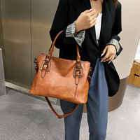 Sac fourre-tout de luxe rétro vintage en cuir PU pour femme avec fermeture éclair, idéal pour le bureau, la tablette et les voyages - Disponible en gros