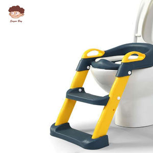 Siège de toilette accroupi antidérapant en PVC XIAOTANGLANG avec marchepied intégré pour l'apprentissage de la propreté - Verres - Product Image 5