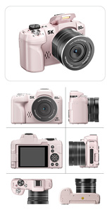 <span class=keywords><strong>Appareil</strong></span> <span class=keywords><strong>photo</strong></span> compact ultra-fin 5K 80MP avec écran HD 3.0 inclinable, autofocus, Wi-Fi, fonction time-lapse et éclairage LED pour la photographie - Product Image 5
