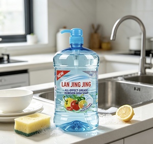 Liquide <span class=keywords><strong>vaisselle</strong></span> <span class=keywords><strong>antibactérien</strong></span> Lemon Fresh 1,208 L, détergent puissant pour la cuisine, élimine la graisse, <span class=keywords><strong>savon</strong></span> pour le nettoyage quotidien de la <span class=keywords><strong>vaisselle</strong></span> à la maison - Product Image 4