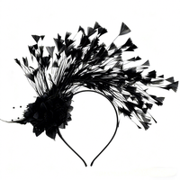 Accessoires de cheveux en plumes pour robe de mariée, style européen et américain des années 20, pour banquet et défilé, avec bandeau et coiffe