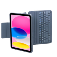 Étui clavier fin pour iPad 10,9''/11'' (Air 4/5, Pro 11, 10e génération, A16), coque magnétique détachable