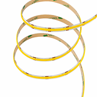 Bande lumineuse LED flexible DC24V COB 608 LED/m pour éclairage de miroir et décoration de pièce