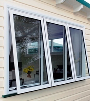 Auvent vertical moderne de haute qualité, profil en aluminium, fonctionnement manuel, insonorisé, design simple