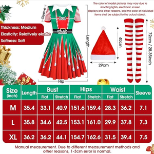 Costume <span class=keywords><strong>da</strong></span> Babbo <span class=keywords><strong>Natale</strong></span> per <span class=keywords><strong>Donna</strong></span> Adulta Nuova Moda per Feste e Spettacoli Materiale in Poliestere di Alta Qualità - Product Image 6