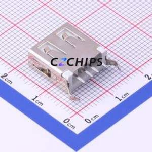 USB-255-BRWH130 USB Connector Through hole Component (THT) Connector Type-A USB 2.0 Female Through Hole - Product Image 2