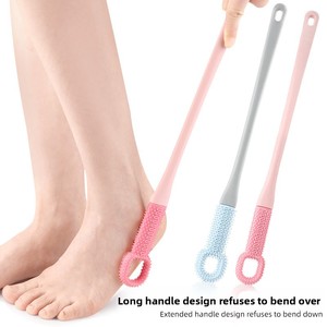 Long-Handle Soft Rubber Cleaning <b>Brush</b> Lazy Foot Washing Device Toe Crevice Keratin Removal Rubbing Foot Bath Toilet Supplies - Product Image 5