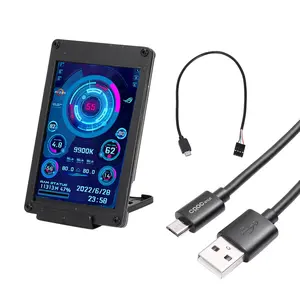 AIDA64 DIY एक्रिलिक कंप्यूटर प्रदर्शन 3.5 इंच आईपीएस स्क्रीन तापमान की निगरानी प्रदर्शन सीपीयू <span class=keywords><strong>GPU</strong></span> रैम 4PIN 2.54 पिन करने के लिए यूएसबी पुरुष - Product Image 4