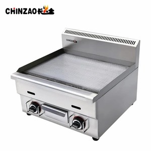 Cina fabbrica 735*410Mm ristorante commerciale cucina in acciaio inox Flat Top piastra a Gas Area di cottura piastra a Gas in ghisa - Product Image 6