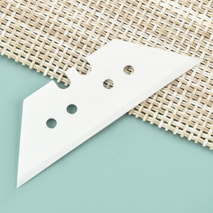 Ceramic trapezoidal blade, PVC plastic insulated irregular hook knife, fish-shaped sharp multi-hole cutting knife, <b>leather</b> <b>tool</b> - Product Image 4