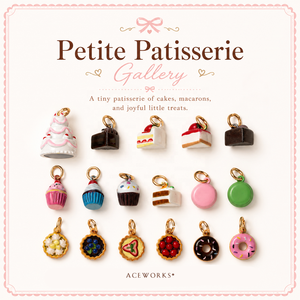 Petite Patisserie Gallery | 18K Gold Plated Brass Enamel Cake <b>Macaron</b> Donut Tart Charm Sweet Dessert Pendant for Jewelry Making - Product Image 1