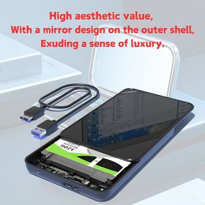 320G di động HDD Bên ngoài ổ cứng gương phong cách với màu đỏ trắng đen ba màu sắc cho sản phẩm Máy tính xách tay - Product Image 2