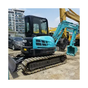 연료 효율적인 Kobelco SK55 크롤러 굴삭기 실시간 데이터 디스플레이 사용 Kobelco SK55 굴삭기 판매