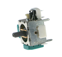 Pièces de réparation vertes de capteur de bâton de manette analogique 3D pour Xbox 360 pour le remplacement de manette de contrôleur PS2
