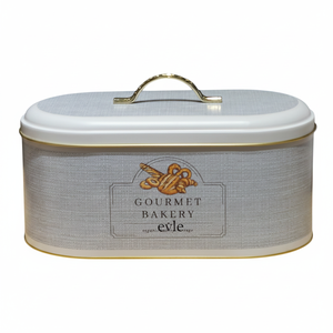 กล่องขนมปังรูปไข่โลหะสำหรับเก็บอาหาร-178x338x140มม. (5.5ลิตร) - Product Image 2