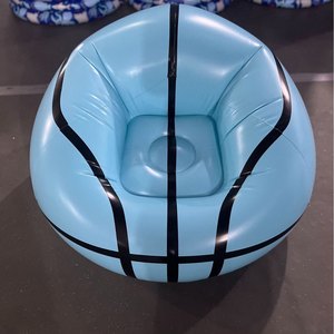 Fauteuil de basketball <span class=keywords><strong>gonflable</strong></span>, style pouf, thème sport et basketball orange pour se détendre - Product Image 6