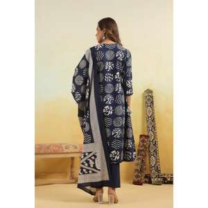 ชุดเสื้อกางเกงผ้าฝ้ายสไตล์ชนเผ่าสำหรับผู้หญิงดีไซน์ใหม่ - Product Image 3