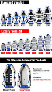 वयस्कों के लिए सौर समुद्री inflatable क्राफ्ट 7 फीट मछली पकड़ने वाली नौकाओं के लिए लकड़ी के फर्श मुक्त सामान के साथ - Product Image 6