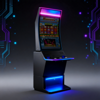Gabinete de Juegos con Pantalla Curva de 43 Pulgadas, Compatible con el Sistema TITO, para Soluciones de Negocio de Juegos de Habilidad en Bares y Tabernas de Florida