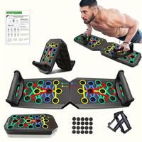 Planche de pompes portable YX - Poignées de pompes pour la maison, équipement professionnel de pompes pour l'exercice des muscles pectoraux