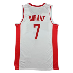 Maillot de basket respirant en mesh # 1 Thompson # 7 Durant # 28 Sengun Tenue d'entraînement sportive personnalisée à séchage rapide pour hommes - Product Image 6