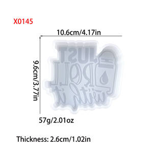 Moule de moulage en résine de silicone fait main Kingnoo, forme irrégulière, 1 pièce, style DIY, ornements décoratifs, outils pour gâteaux, en stock dans le Hebei - Product Image 5