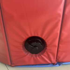 Logotipo personalizado portátil de PVC de plástico duro de verano al aire libre bañera de lujo respetuoso del medio ambiente plegable perro mascota piscina <span class=keywords><strong>a</strong></span> bajo precio - Product Image 5