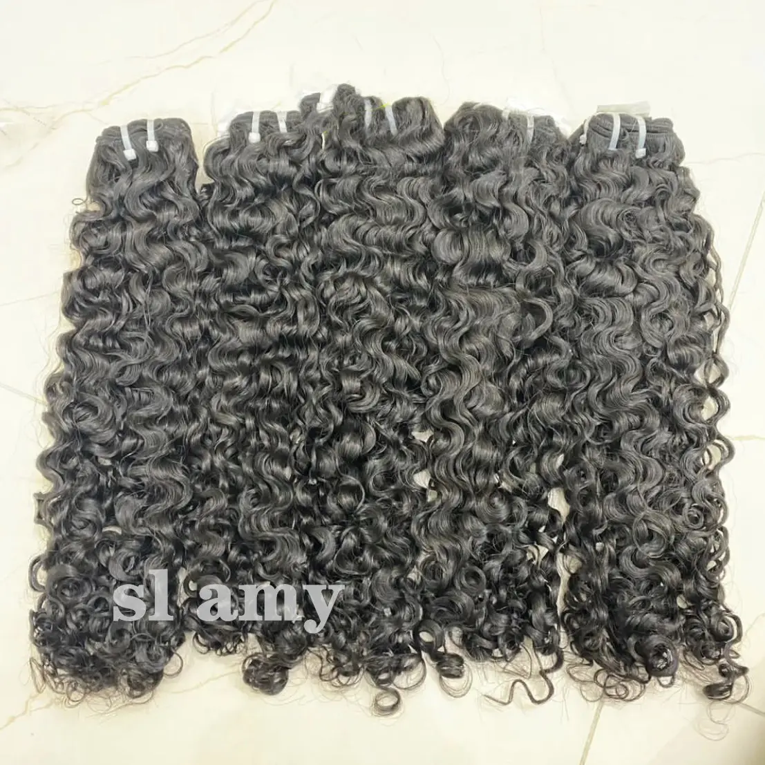 Raw 12A Double Drawn Indian Hair Bundles Vendors, Bulk Virgin Unprocessed Wholesale Burmese Curly Hair Extensions