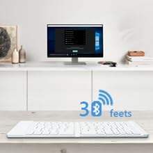 Newly Design Mini Folding Wireless Keyboard Portable bluetooth Pocket Keyboard Teclado Para <b>Tablet</b> En Espaol Keyboard for <b>Tablet</b> - Product Image 2