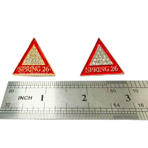 Broche de Perlas Personalizado SPRING 26, Joyería para Regalo de Fiesta de Bodas, para Hermandades y <span class=keywords><strong>Fraternidades</strong></span> Griegas - Product Image 3