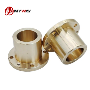 جلبة برونزية ذات حواف مصبوبة بالطرد المركزي شديدة التحمل ذاتية التشحيم مع فلنجة مغلقة لأسطوانة الرافعة الهيدروليكية - Product Image 2