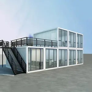 Giá Nhà Máy Container Prefab Nhà Phẳng Gói Container Nhà Trang Web Văn Phòng Để Bán