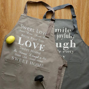 Tablier en toile Sweet Home 65x75cm, tablier de cuisine résistant à l'eau pour adultes, usage quotidien - Product Image 2