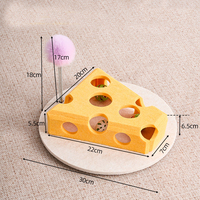 Jouet pour chat en feutre, durable, résistant aux rayures, écologique, pour l'intérieur et l'extérieur, puzzle d'exercice, ne perd pas ses poils, en promotion